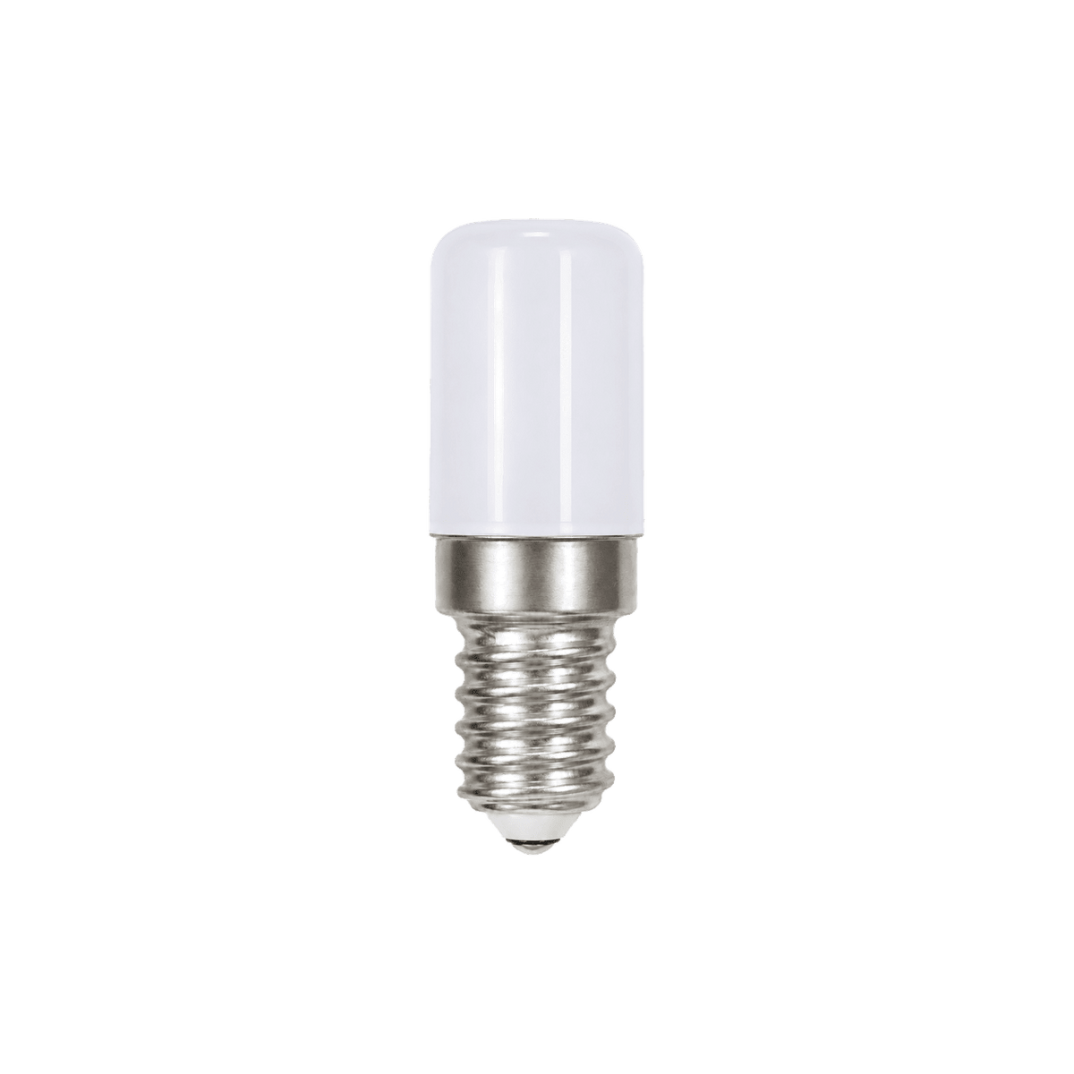 1W Dimmable White LED Bulb – E14, 2700K Warm White — transparent background