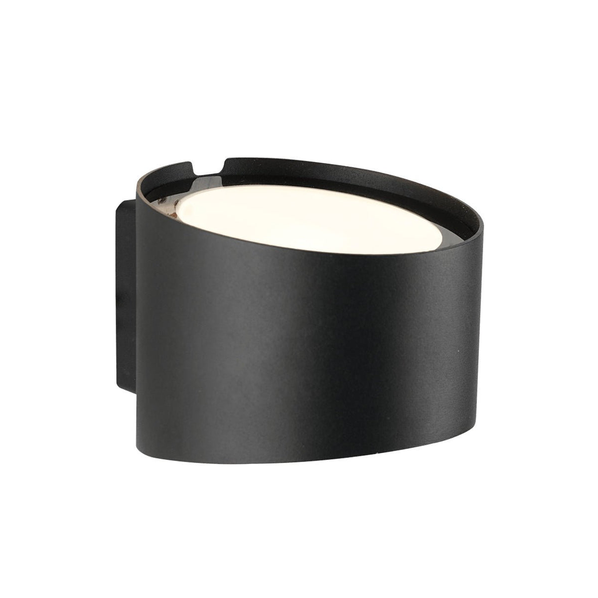 Up & Down LED Wall Light - Sandy Black CCT — white background