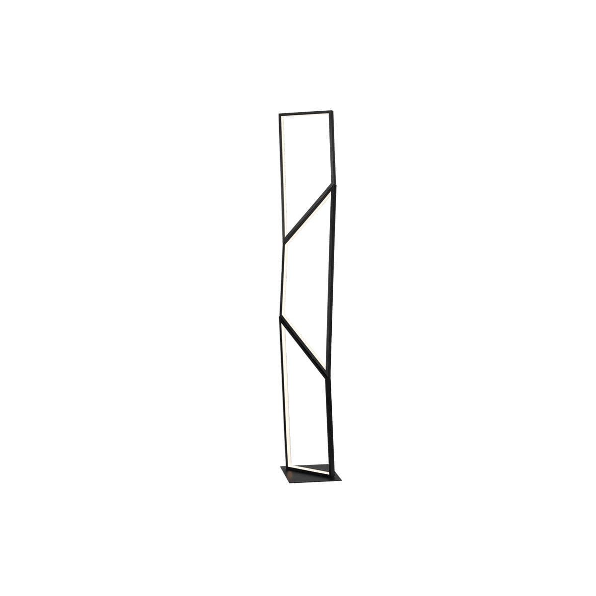 LED Floor Lamp with Foot Switch – Aluminium &amp; PC Body — transparent background