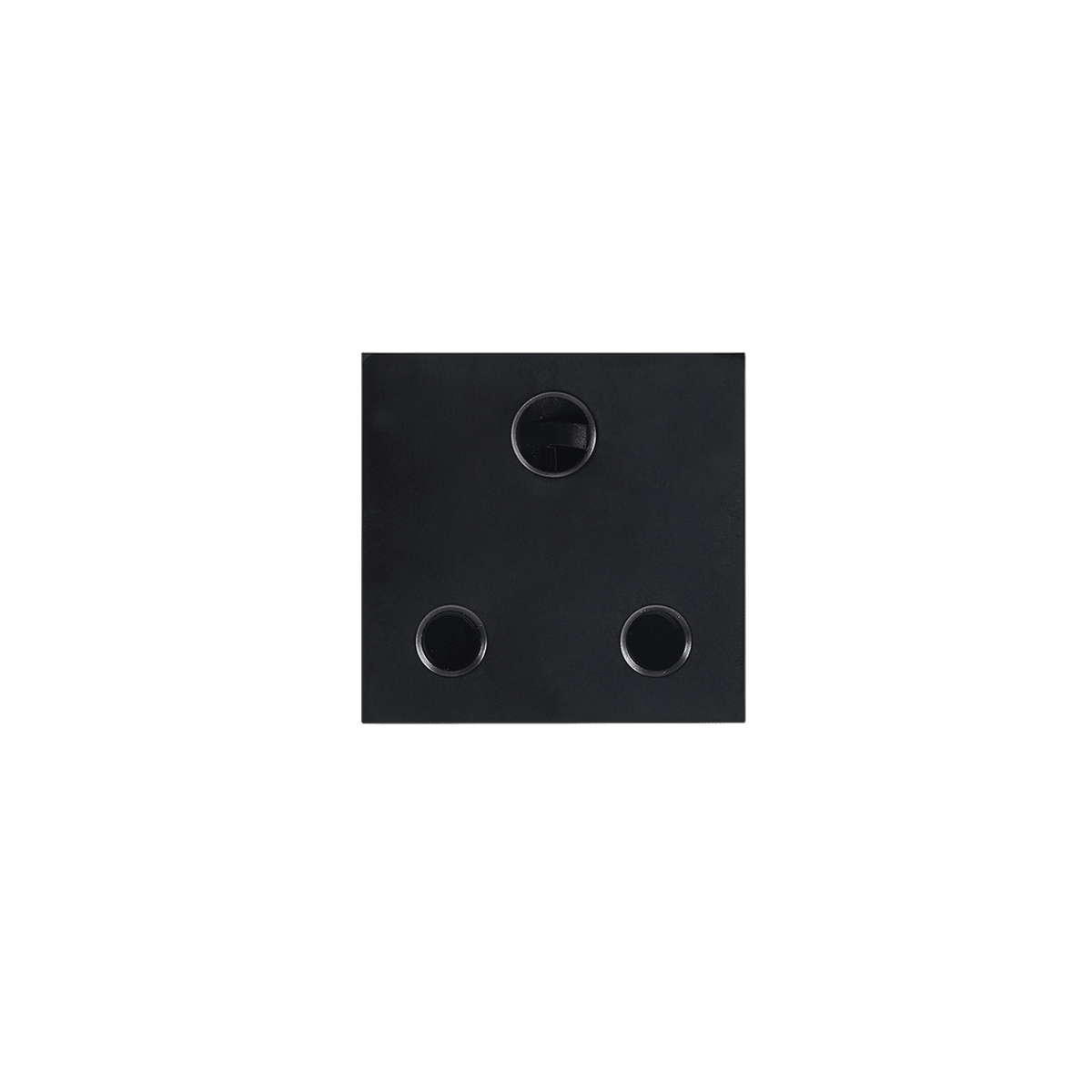 Modular Black Socket 16A RSA - ECP Range — transparent background