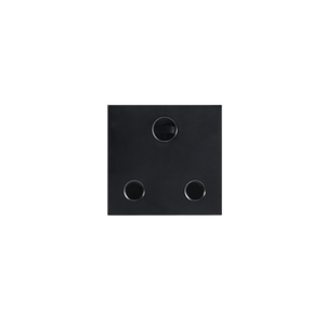 Modular Black Socket 16A RSA - ECP Range — transparent background