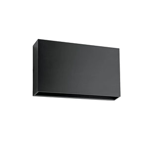 Pandora Black LED Wall Light - Up & Down IP65 CCT — white background