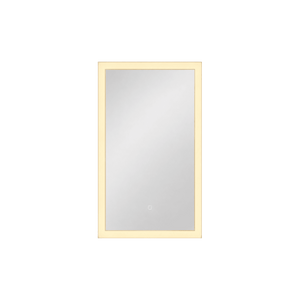 Orta Small Front-Lit LED Mirror – 500 x 700mm — transparent background