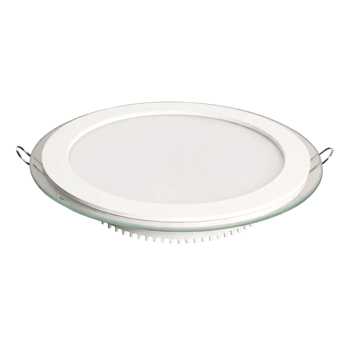 18W round recessed LED downlight - transparent background
