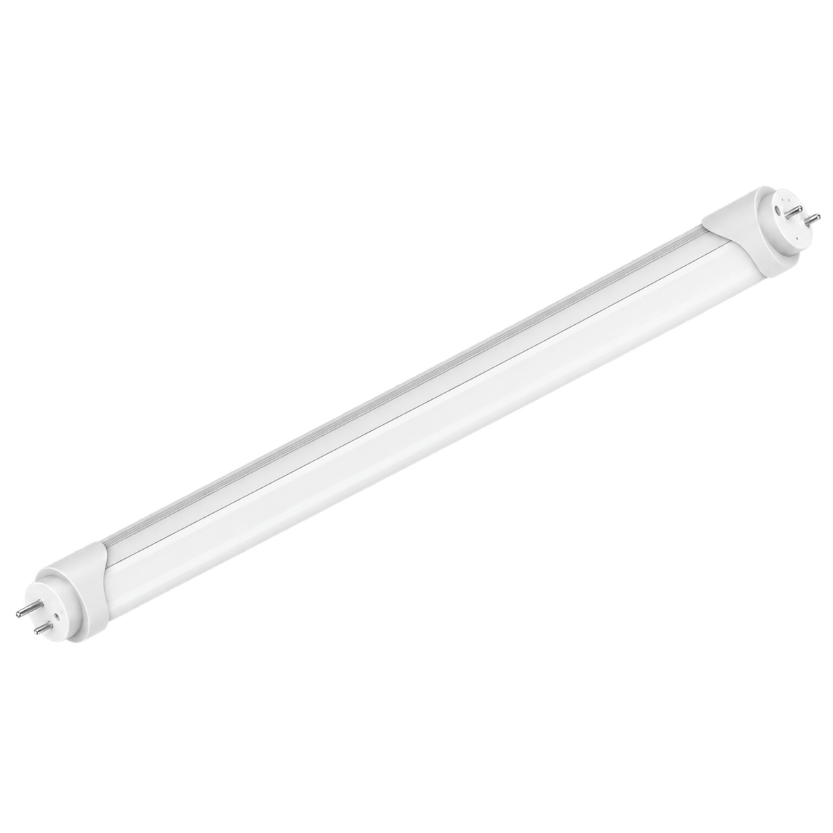 Opposite-end wiring LED tube 1500mm daylight - transparent background
