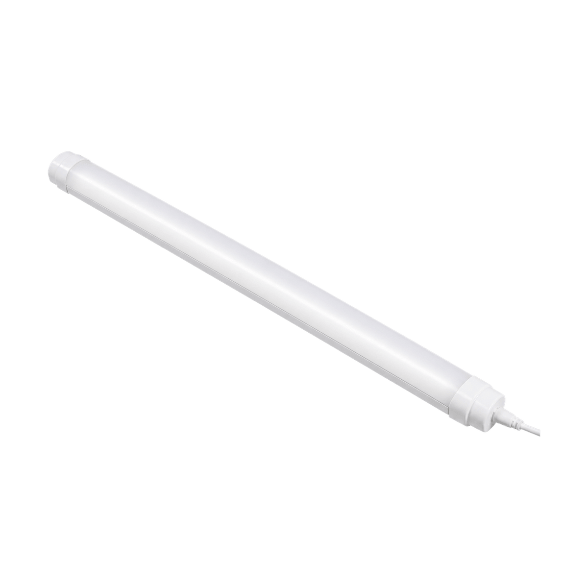 Ultra Slim Outdoor Linear LED Light 1200mm Cool White 4200K on transparent background