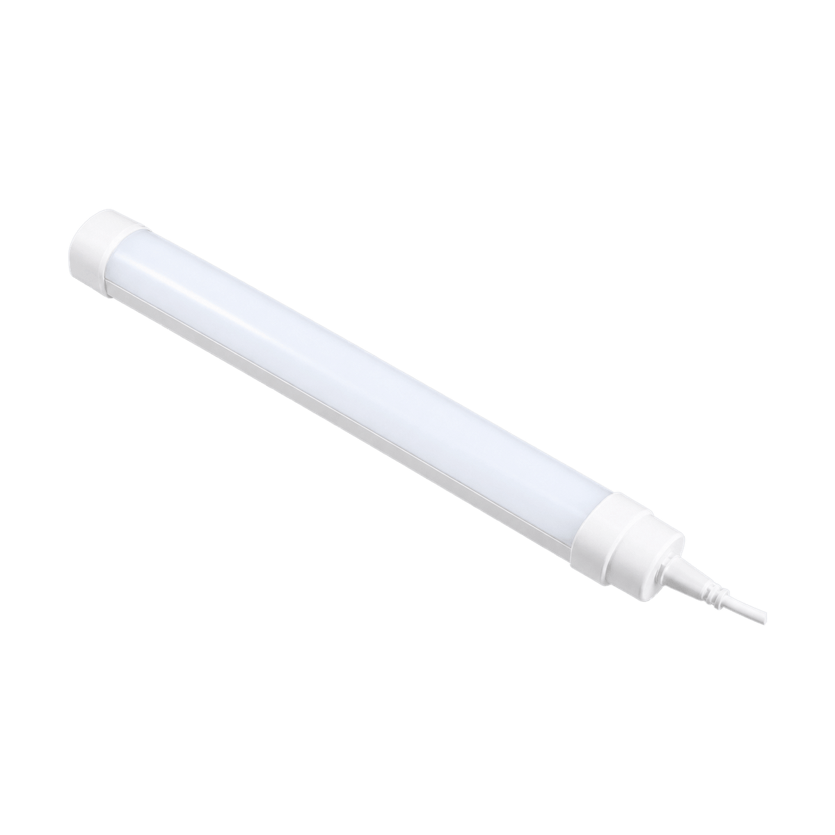 Ultra Slim Outdoor Linear LED Light 600mm Daylight 6000K on transparent background