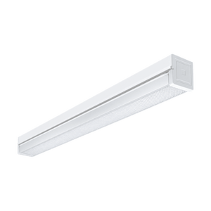 Single 18W LED Office Fixture on transparent background