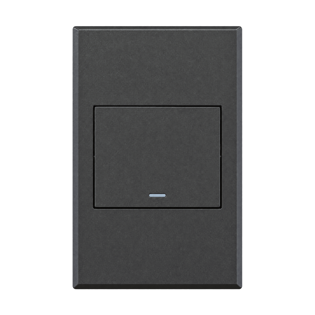 Veti 3 One-Lever Two-Way Switch Graphite on transparent background