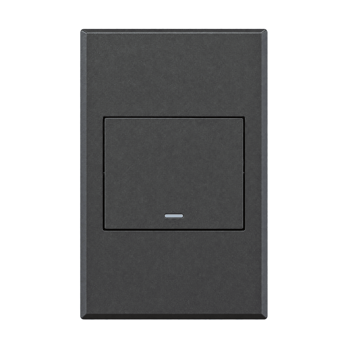 Veti 3 One-Lever Two-Way Switch Graphite on white background