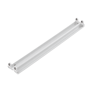 Double Open Channel LED T8 Tube Fittings - 1500mm — transparent background