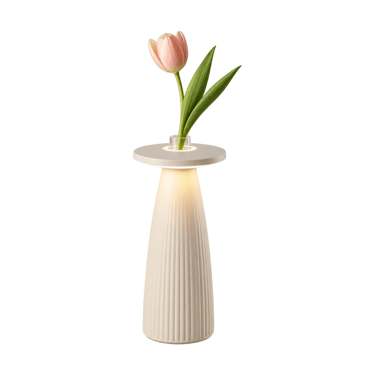 Flora Rechargeable LED Table Lamp - White — transparent background