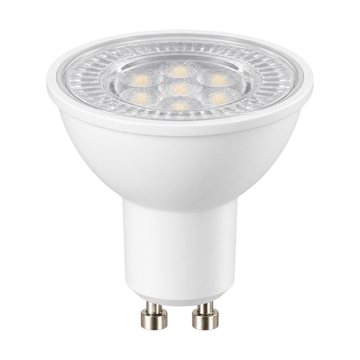 7W GU10 LED Downlight - 6000K Daylight - Dimmable — transparent background