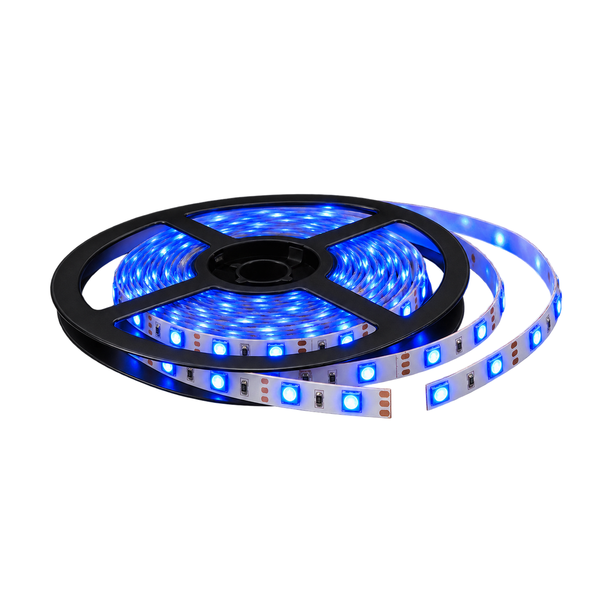 LED Striplight 12V - 5050 IP44 (5m) - Blue — transparent background