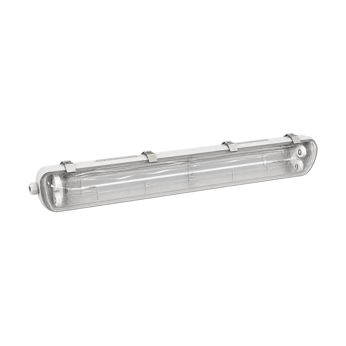 LED T8 Vapour Proof Double Fitting - 4 Foot — transparent background