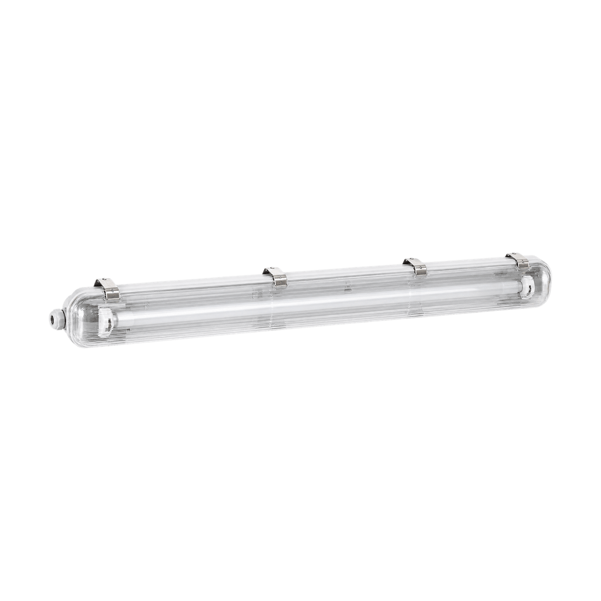 LED T8 Vapour Proof Single Fitting - 5 Foot — transparent background