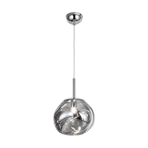 Molten Pendant Light - Chrome — white background
