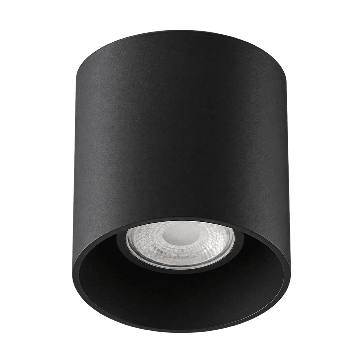 Solo Surface Mount Downlight Holder - Black — white background