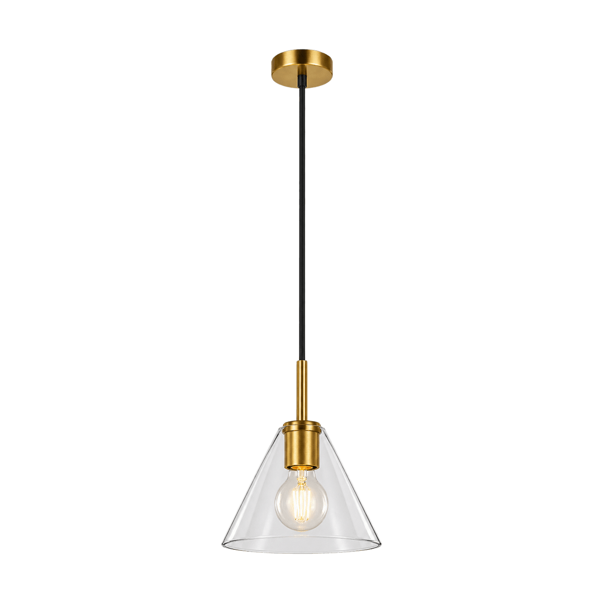 Trend Funnel Pendant Light - Gold product image on a transparent background