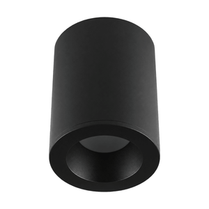 Alta IP65 Surface Mount Downlight Holder - Black product image on a white background