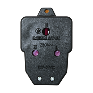 Black rubber Single / Double Janus Coupler - Double product image on a transparent background