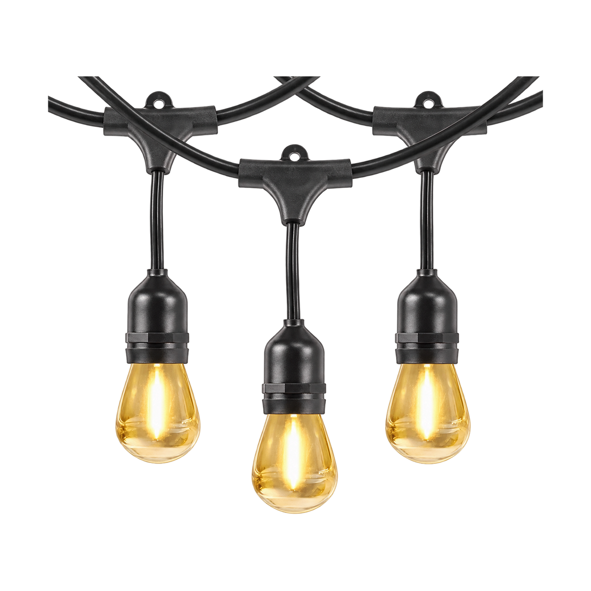 Festoon Light Cable incl Bulbs - 15 Meters product image on a transparent background