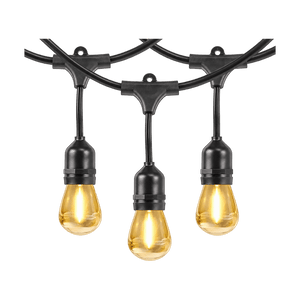 Festoon Light Cable incl Bulbs - 15 Meters product image on a transparent background