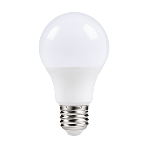 6W White A60 LED Bulb – B22, 4000K Cool White on a transparent background