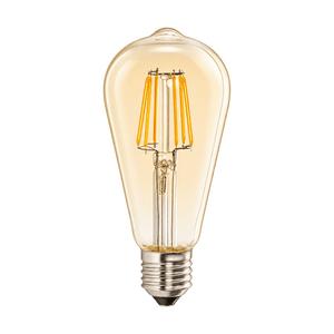 LED Bulb - 6W Filament LED Squirrel Cage - Yes on a transparent background