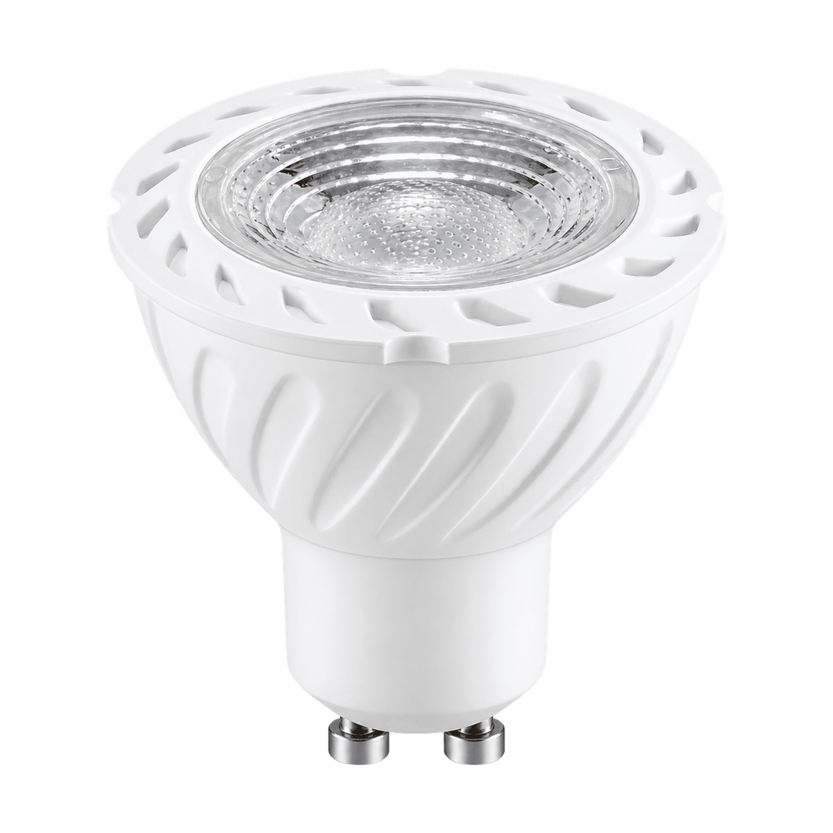 7W GU10 LED Downlight - 4200K Cool White on a white background