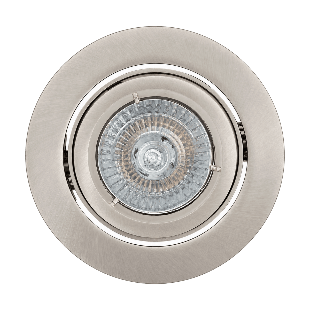 LED Downlight - Tilt Holder - Satin Chrome on a transparent background