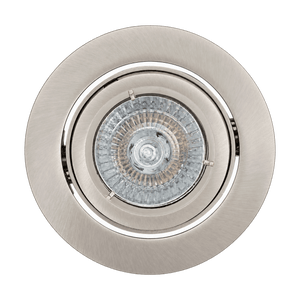 LED Downlight - Tilt Holder - Satin Chrome on a transparent background
