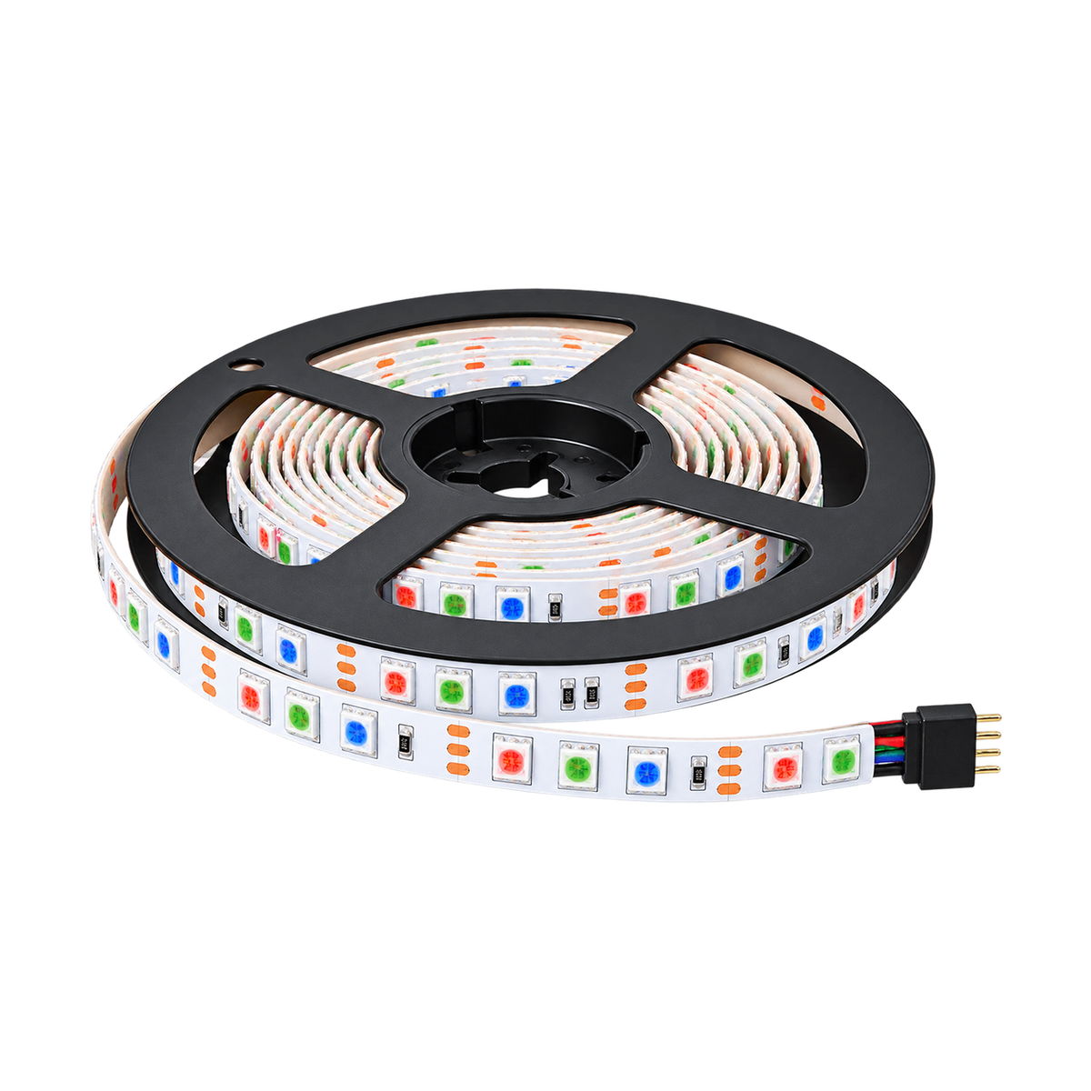 RGB LED Striplight 12V - 5050 Ultra Bright (5m) - Waterproof on a transparent background