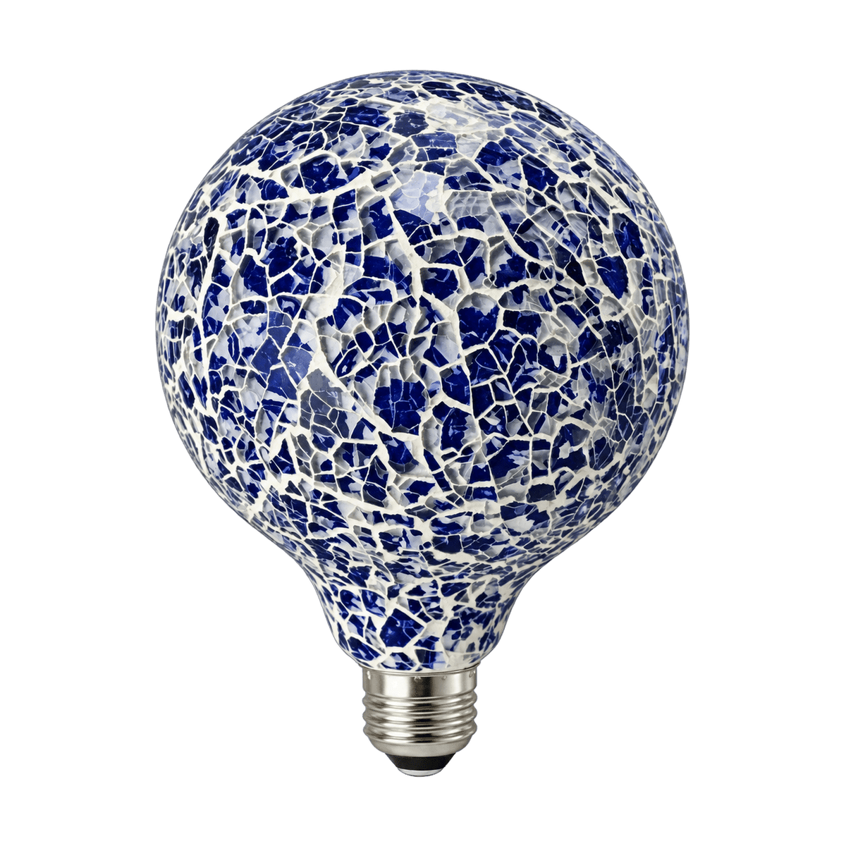 Decorative LED Bulb - 6W Mosaic - Dark Blue on a transparent background
