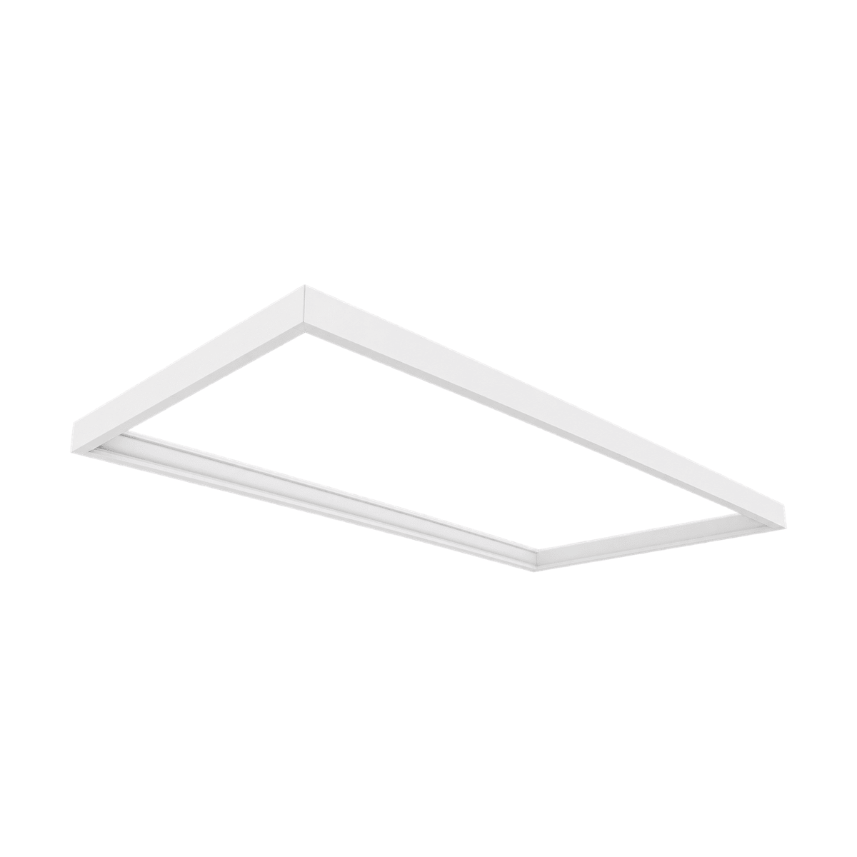 LED Surface Mounted Panel Frames - 1200mm x 600mm on a white background