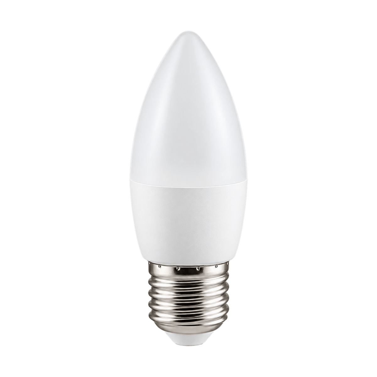 4.5W Candle LED Bulb (E27) - 2700K on a transparent background