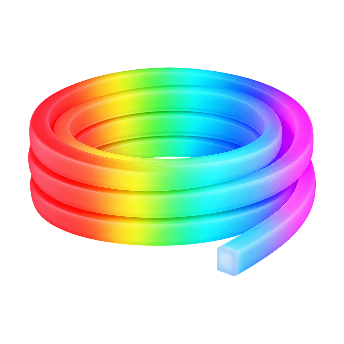 220V LED Neon Flex - RGB on a white background