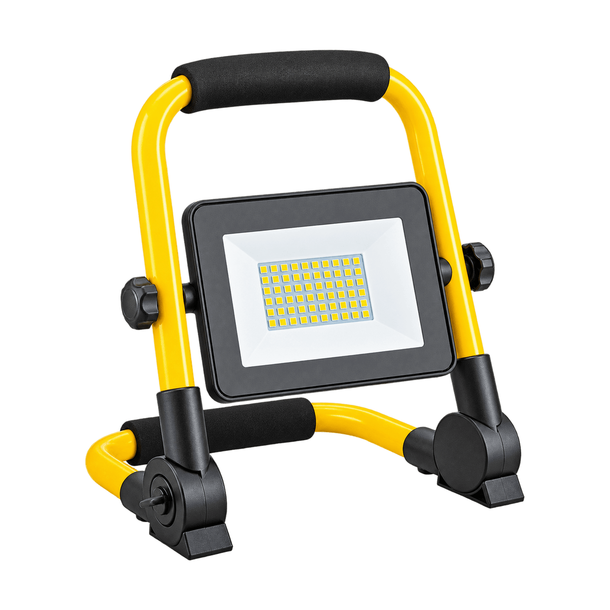 100W 230V AC Portable LED Work Light on a transparent background