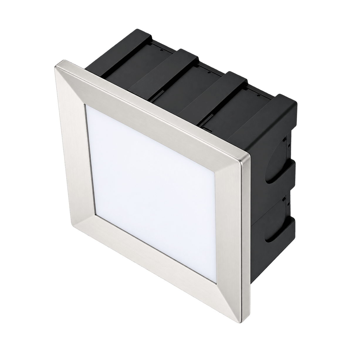 Recessed Foot Light 135mm x 135mm - Cool White 4000K on a transparent background