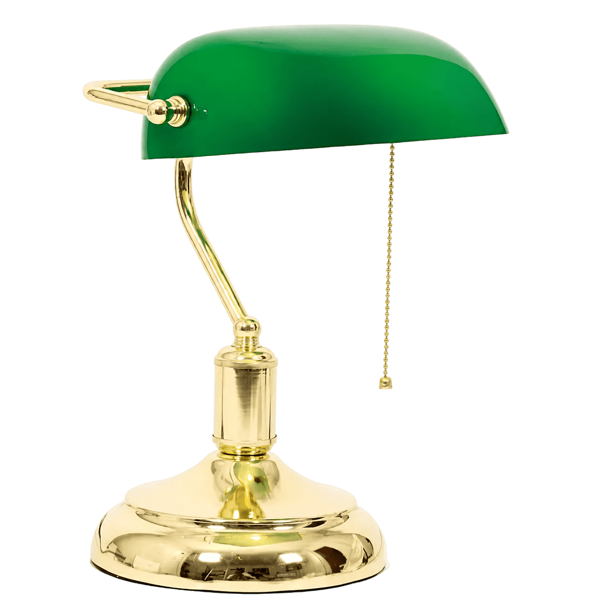 Bankers Table Lamp Green