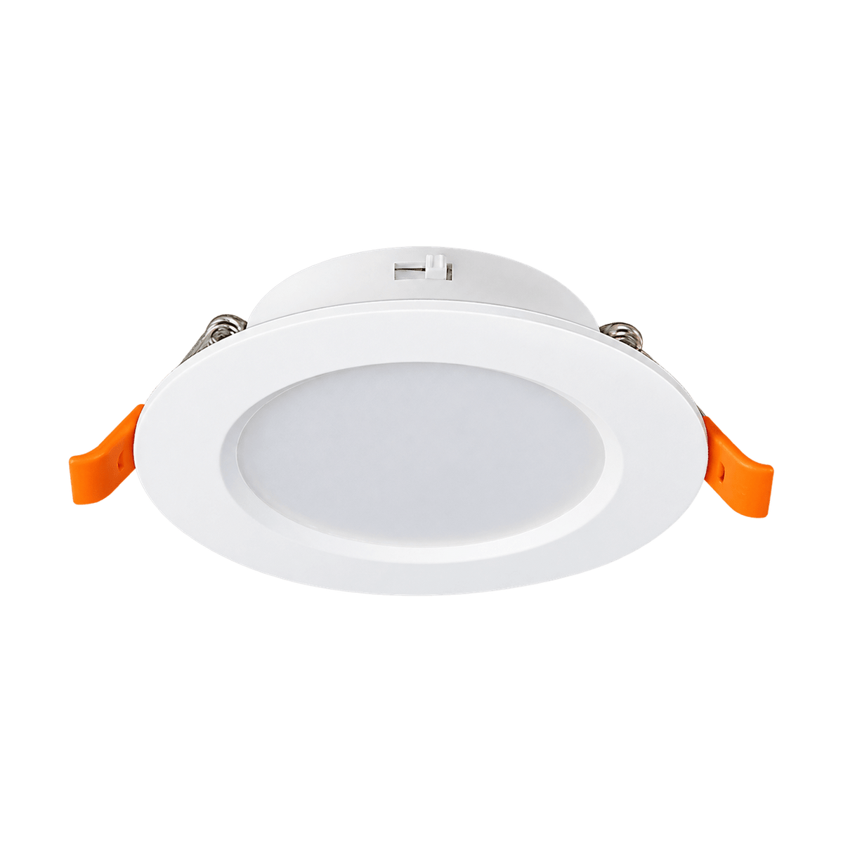 White 6W 3-CCT LED Downlight IP20 on a transparent background