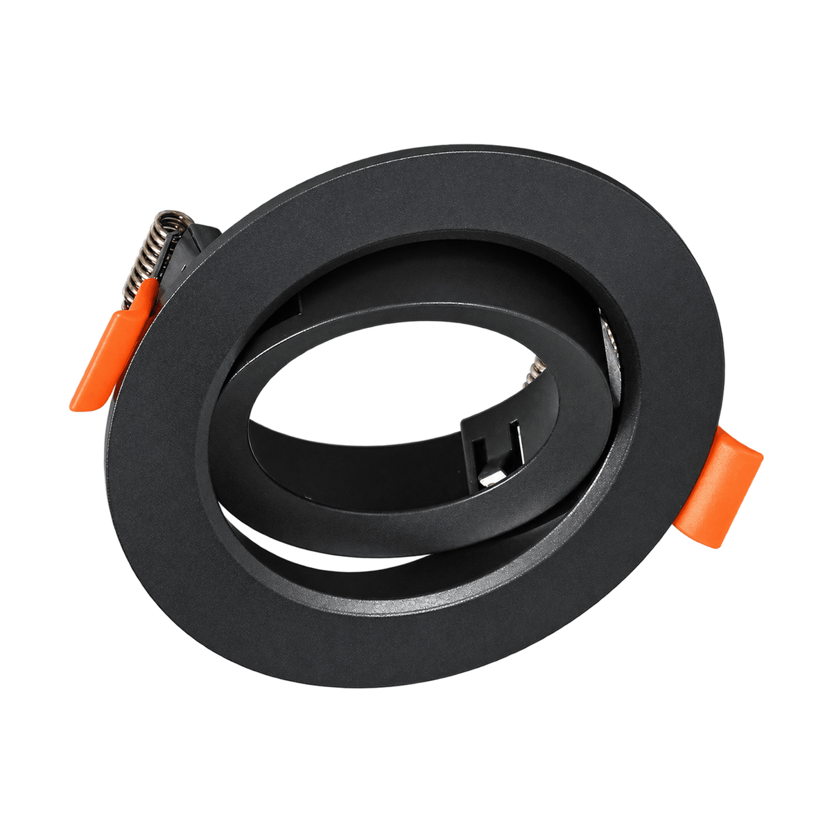Black GU10 Recessed Downlight - DL630 on a white background