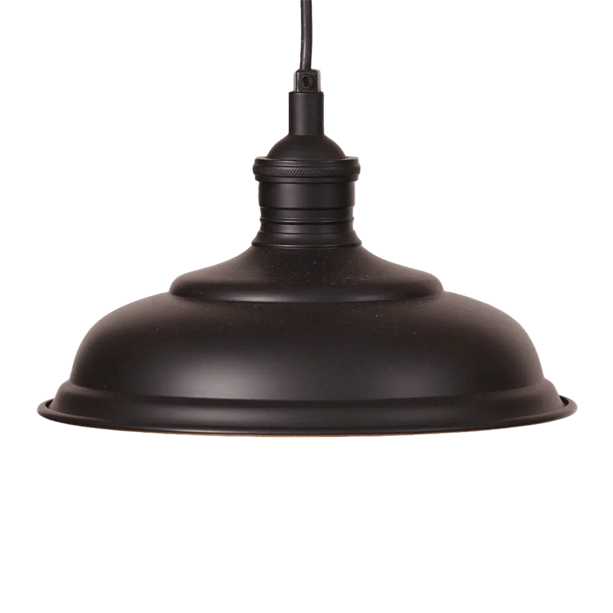 Ducasse Hanging Lamp Small Matt Black on a transparent background, 1254 x 1254