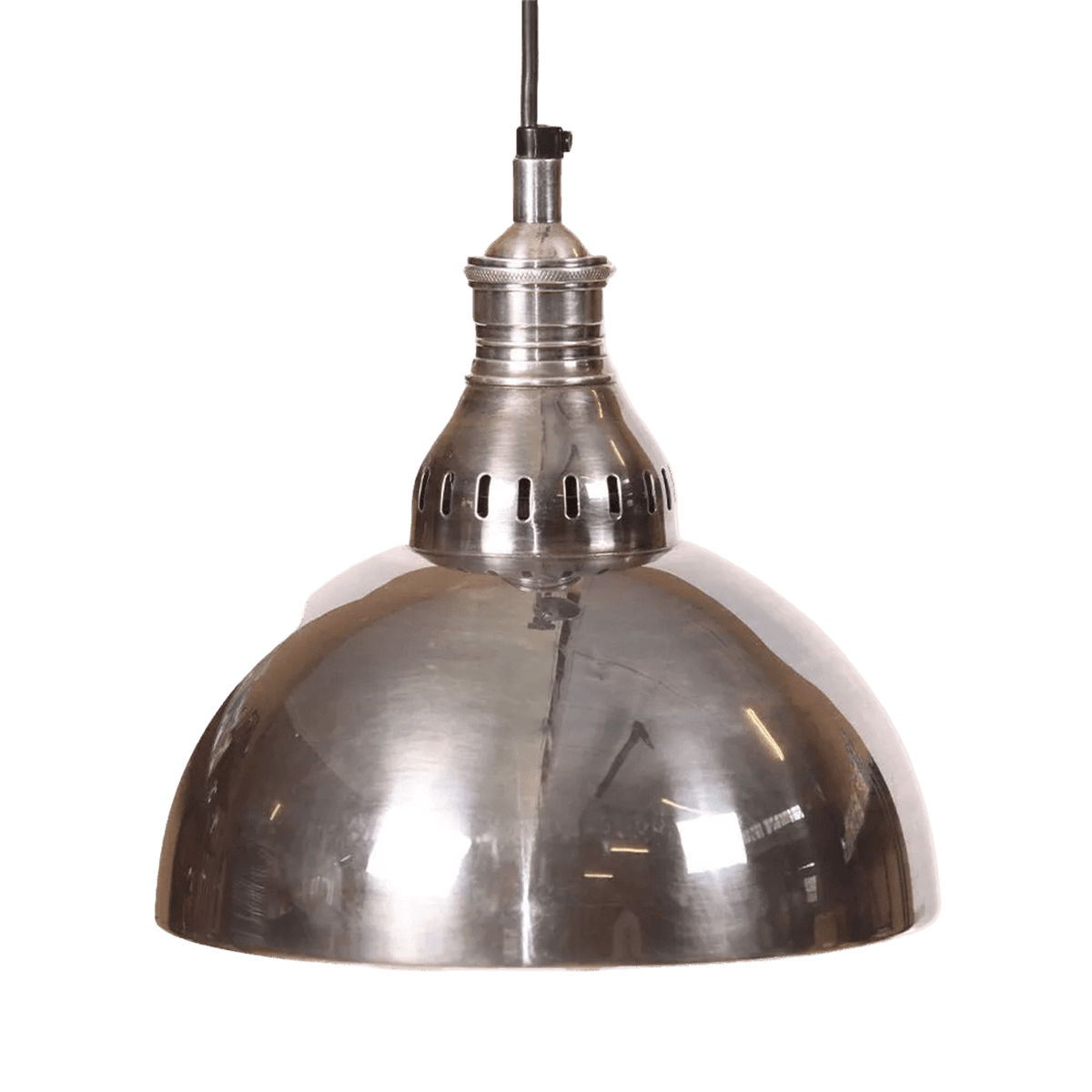Seattle Hanging Lamp Antique Silver on transparent background, 1254 x 1254