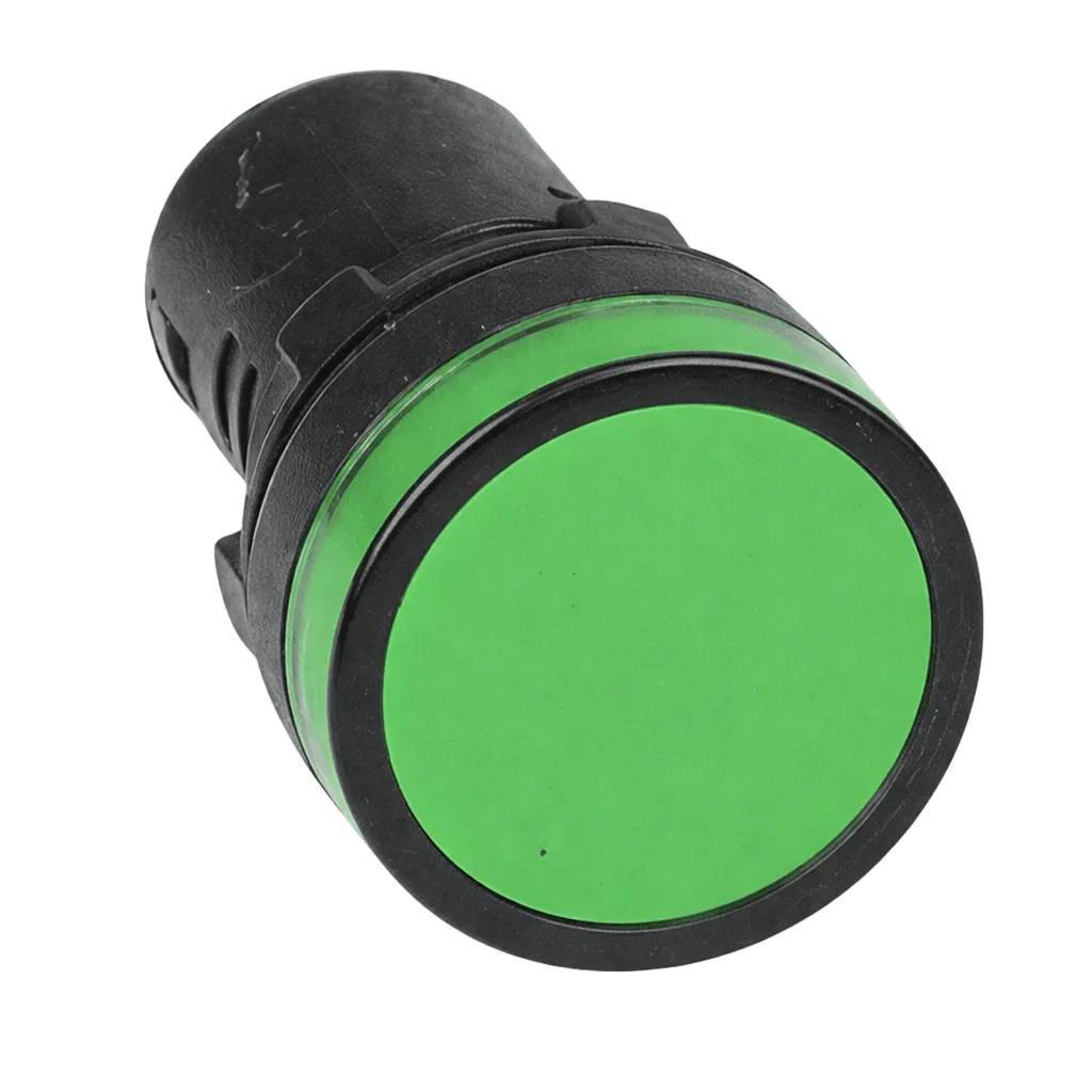 Green 48V LED Pilot Light High-Bright IP65