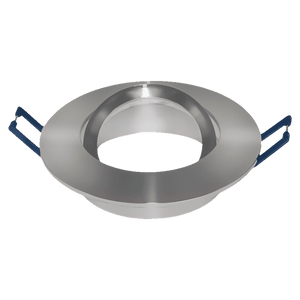 Silver Tilt GU10 Downlight Fixture, IP20 product image