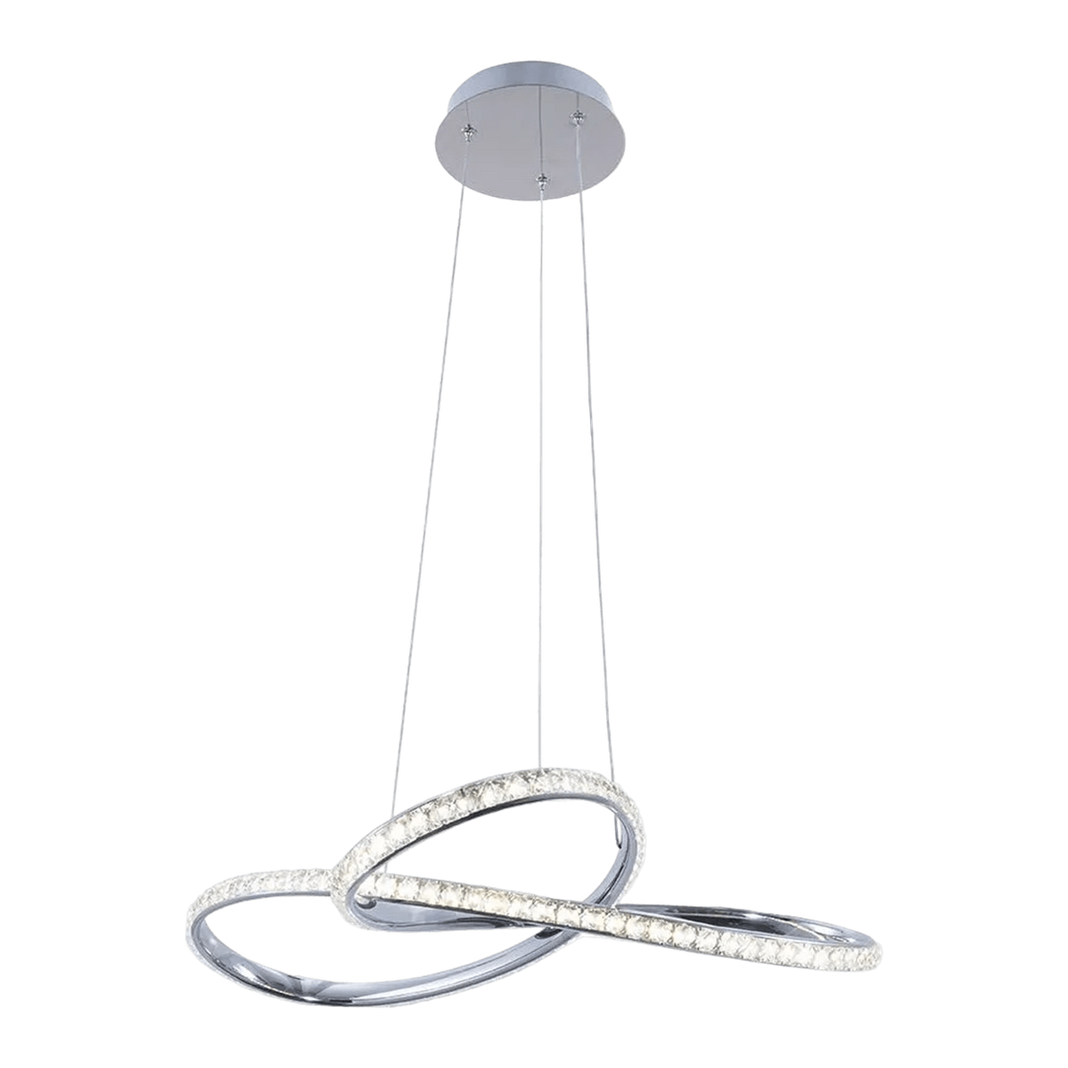 Brillia chrome pendant light - transparent background, 1254 x 1254