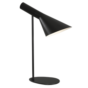 Black metal table lamp with adjustable head - transparent background, 1254 x 1254