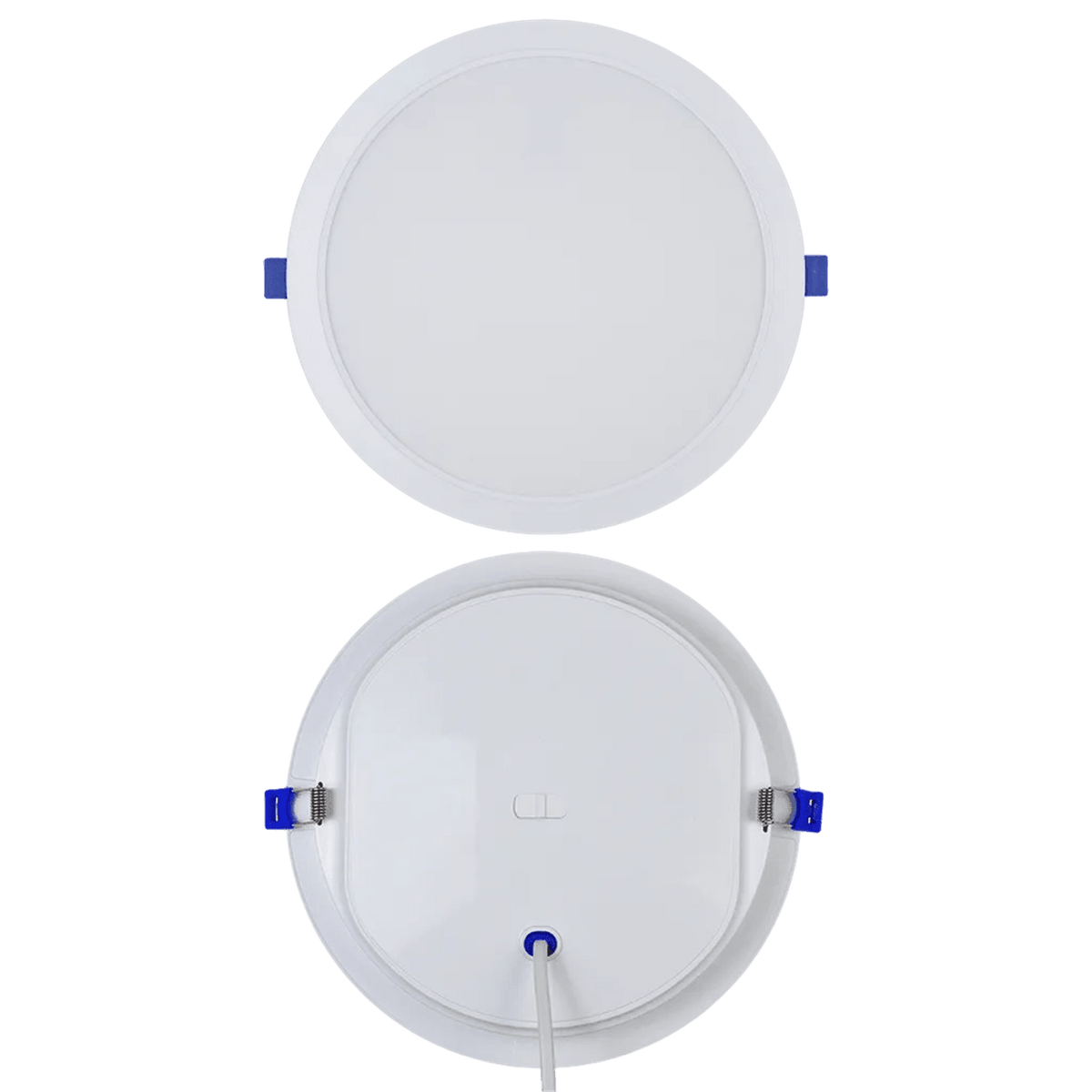 24W Luka CCT LED recessed round panel - transparent background, 1254 x 1254