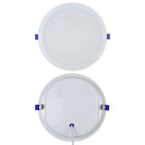 24W Luka CCT LED recessed round panel - transparent background, 1254 x 1254